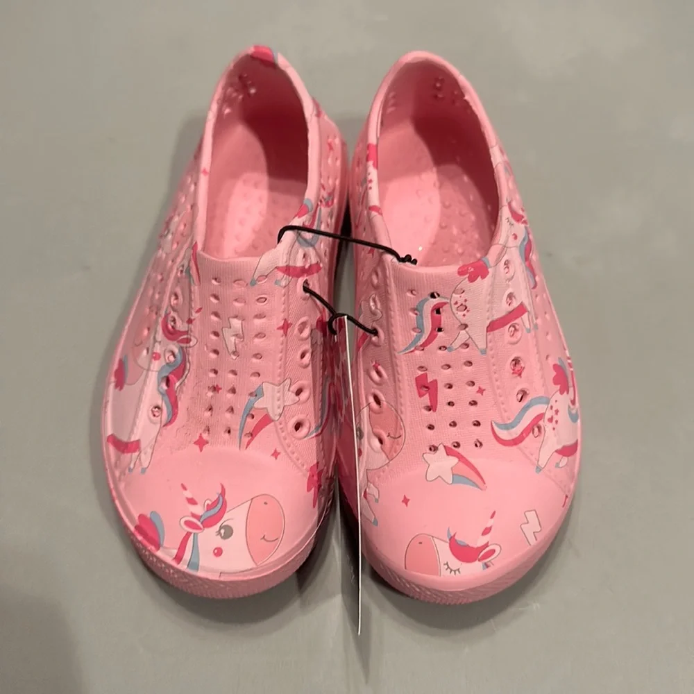 CHATTIES GIRLS TODDLER UNICORN WATER SHOES: PINK: NWT: SZ 5/6